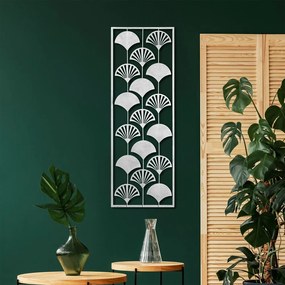 Kovová nástenná dekorácia 32x90 cm Gingko – Wallity