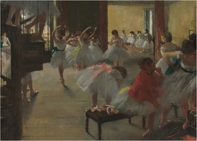 Obraz - Edgar Degas, The Dance Class, reprodukcia (70x50 cm)