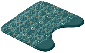 WC kúpeľňová predložka v petrolejovej farbe 45x45 cm Imperia – douceur d'intérieur