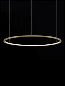 LED luster Tarquin 80 zlaté