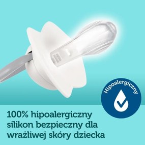 Svietiaci silikónový cumlík 18 m+, sada 2ks BOY