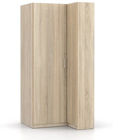 DREVONA Rohová skriňa dub sonoma BASIC 2DV ROH