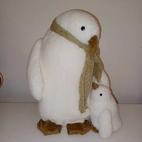 DECOLED Tučňák, 24 x 16 x 31 cm, bílá