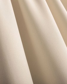 Záves na riasiacej páske štruktúrovaný ecru 140 x 280 cm 1 ks.