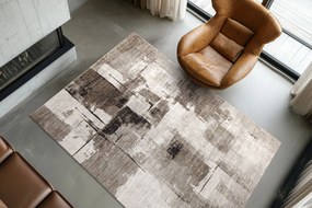 Obsession, Kusový koberec Posh 300 Taupe, 80x150, hnedá, chodba / predsieň