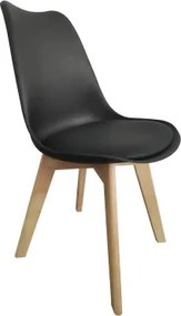 Jedálenská stolička Blake, čierna%