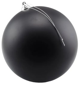 DECOLED Plastová koule, prům. 30 cm, černá, matná