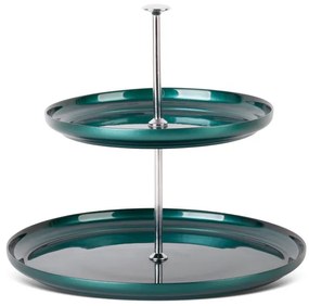 Stojan na koláče ELENA 01 tyrkysový