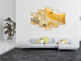Obraz - Abstraktné pozadia so zlatým dekorom (150x105 cm)