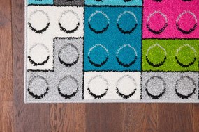 Koberec Agnella Funky Top Super Klocki Amarylis