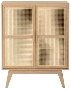 Skrinka v dekore duba v prírodnej farbe 87x110 cm Bridget – Støraa