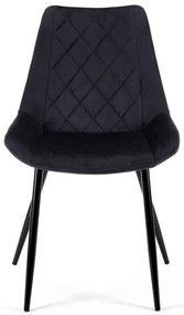 Jedálenská stolička SJ.0488 čierna