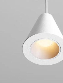 LED biely moderný luster Irmos