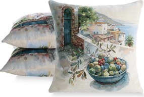 GOBELÍNOVÁ DEKORAČNÁ OBLIEČKA NA VANKÚŠ PENINSULA2 45X45 CM VZOROVANÁ