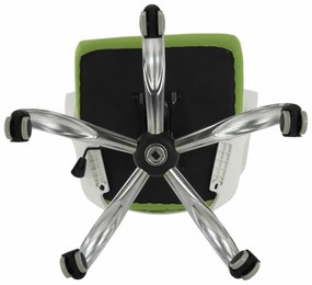 Kancelárske kreslo, zelená/biela, TAXIS