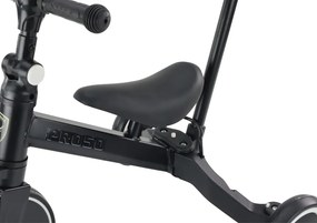 LEAN Trike Trojkolka PRO50 s vodiacou rukoväťou čierna