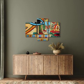 Obraz s egyptskými motívmi (90x60 cm)