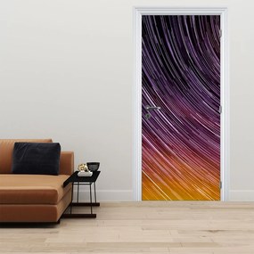 Fototapeta na dvere - Rozmazané hviezdy na oblohe (95x205cm)