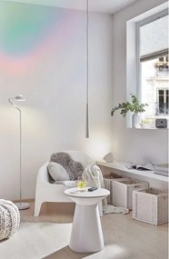 Paulmann 70920 - LED/7,5W Stmievateľná stojacia lampa RAMOS 230V biela/lesklý chróm