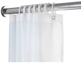 Teleskopická tyč v striebornej farbe do kúpeľne Wenko Luz, dĺžka 110-185 cm