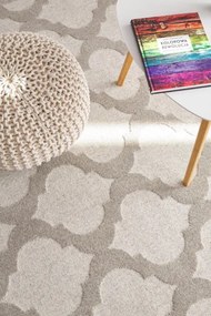 Koberec Agnella Noble Phactra svetlosivý, béžový