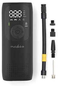 Nedis PAAC10BK - Digitálny vreckový kompresor 4000 mAh 5V