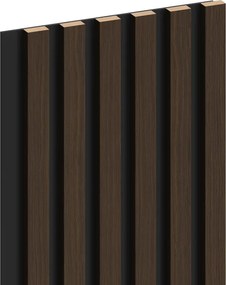 Mexen Lam-B, akustické stenové lamely 275 × 30 cm, HDF doska 4 mm, technická dyha, orech palisandrový, S100-275307-3015-021