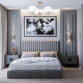 Toolight Toolight, stropné svietidlo 3xE27, APP1579-3CP, zlatá lesklá, OSW-05668