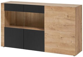 Komoda Aron Rzs Ar Sb Dub Ribbeck/Čierna