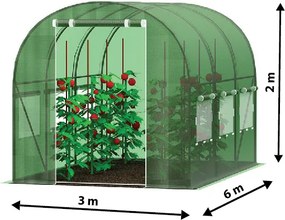 Foxigy Záhradný fóliovník 3x6m s UV filtrom PREMIUM