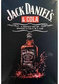 Ceduľa Jack Daniels &amp; Cola