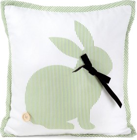 VEĽKONOČNÁ DEKORAČNÁ OBLIEČKA NA VANKÚŠ BOWY 45X45 CM VZOROVANÁ