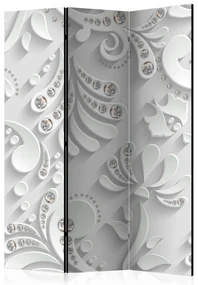 Artgeist Paraván - Flowers with Crystals [Room Dividers]