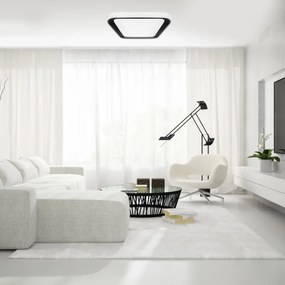 LED Stmievateľné stropné svietidlo QUADRO LED/66W/230V 3000-6000K biela/čierna + DO