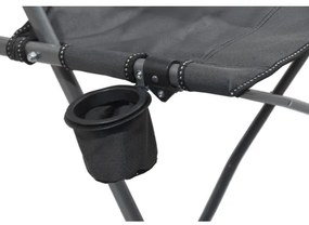 Skladacia kempingová stolička šedá