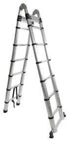 ASIST Teleskopický rebrík-štafle Alu, 5,6m