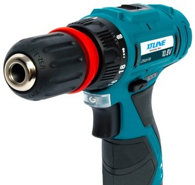 XTline Aku vŕtačka 10,8V a 2batérie a box a príslušenstvo 13 dielov