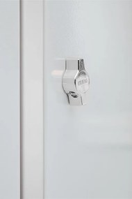 Kovová šatníková skriňa Trestles SS2M 1800x600x500 mm, 2 oddiely, svetlosivé dvere Podnož: nožičky, Zámok: cylindrický