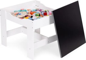 Sada nábytku pre deti stolík + 2 stoličky a kriedová tabuľa