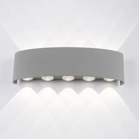 Paul Neuhaus 9489-21- LED Vonkajšie nástenné svietidlo CARLO 10xLED/0,8W/230V IP54