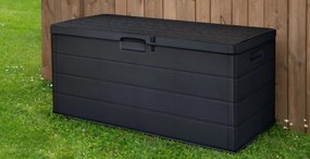 Záhradný box ALPHA - 340 l, plast, antracit