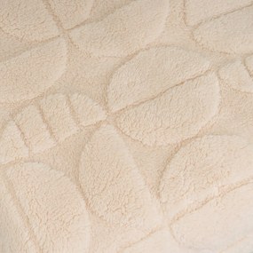 Béžová deka z mikroplyšu 130x160 cm Mid Century – Casa Selección