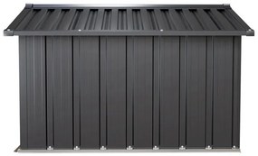 InternetovaZahrada Garáž pre robotickú kosačku 98x89x63 cm - antracit