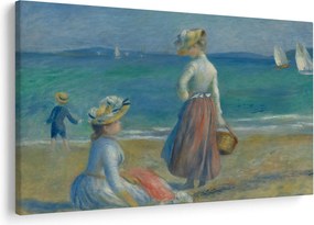 Obraz - Auguste Renoir, Figures on the Beach, reprodukcia (90x60 cm)