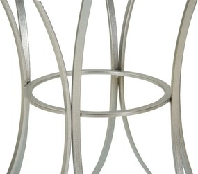 Odkladací stolík Trixy 56 cm strieborný