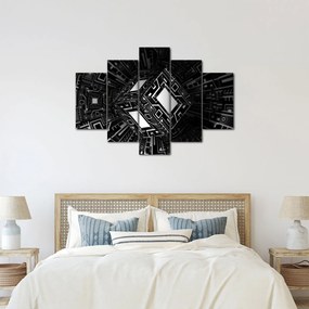 Obraz abstraktné kocky (150x105 cm)