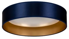 Duolla - LED Stropné svietidlo ROLLER LED/24W/230V pr. 45 cm modrá/zlatá