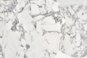 Konferenčný stolík PAULA - mramor/zlatý