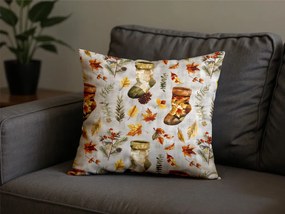 Súprava 2 ks dekoračných obliečok na vankúš AUTUMN SOCKS 45x45 cm, farebná