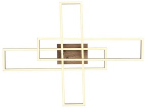 Globo 67208-40 - LED Stropné svietidlo DAKARI LED/40W/230V 3000K 60x80 cm čierna